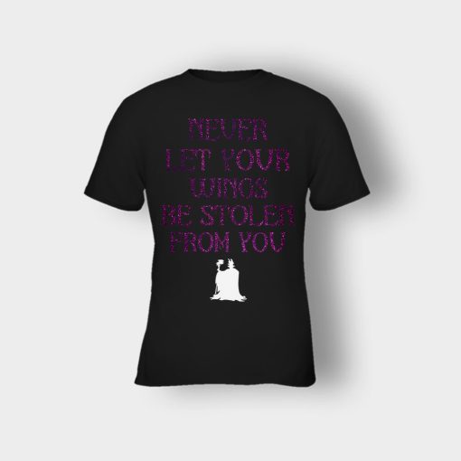 Never-Let-Your-Wings-Be-Stolen-From-You-Disney-Maleficient-Inspired-Kids-T-Shirt-Black