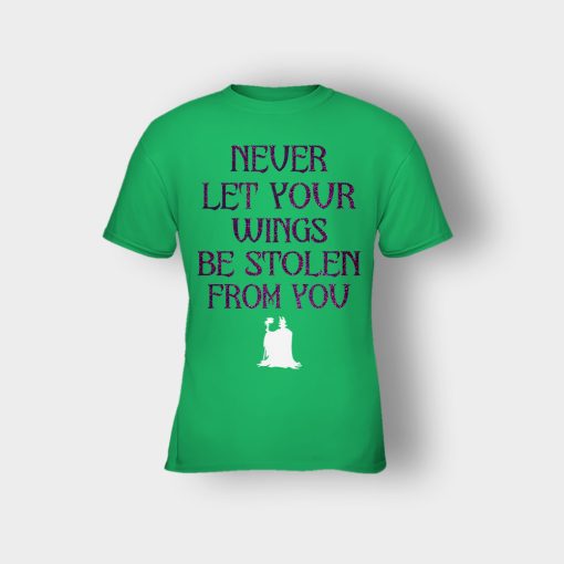 Never-Let-Your-Wings-Be-Stolen-From-You-Disney-Maleficient-Inspired-Kids-T-Shirt-Irish-Green