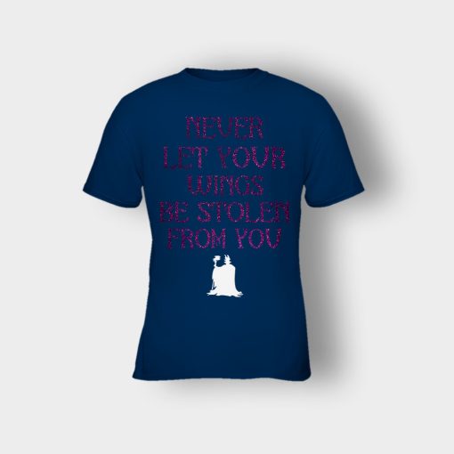Never-Let-Your-Wings-Be-Stolen-From-You-Disney-Maleficient-Inspired-Kids-T-Shirt-Navy