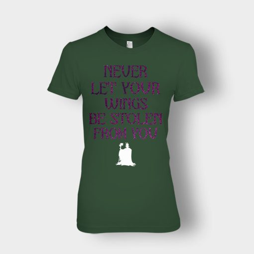 Never-Let-Your-Wings-Be-Stolen-From-You-Disney-Maleficient-Inspired-Ladies-T-Shirt-Forest