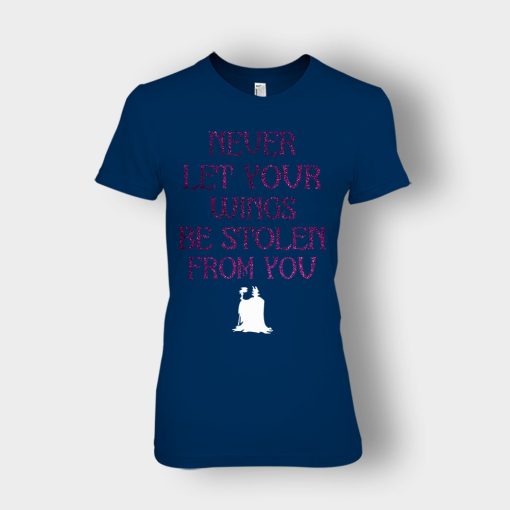 Never-Let-Your-Wings-Be-Stolen-From-You-Disney-Maleficient-Inspired-Ladies-T-Shirt-Navy