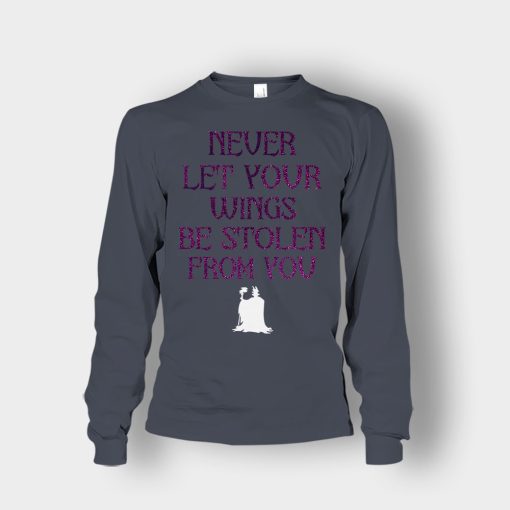 Never-Let-Your-Wings-Be-Stolen-From-You-Disney-Maleficient-Inspired-Unisex-Long-Sleeve-Dark-Heather