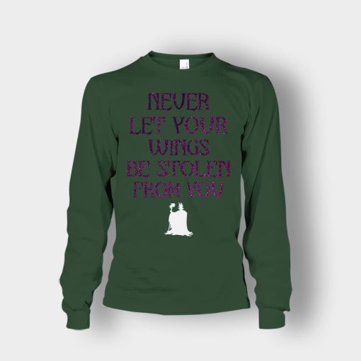Never-Let-Your-Wings-Be-Stolen-From-You-Disney-Maleficient-Inspired-Unisex-Long-Sleeve-Forest