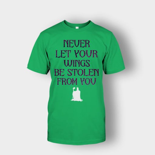 Never-Let-Your-Wings-Be-Stolen-From-You-Disney-Maleficient-Inspired-Unisex-T-Shirt-Irish-Green