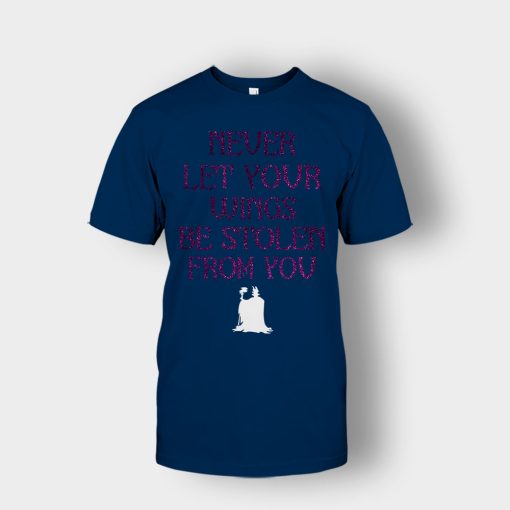Never-Let-Your-Wings-Be-Stolen-From-You-Disney-Maleficient-Inspired-Unisex-T-Shirt-Navy