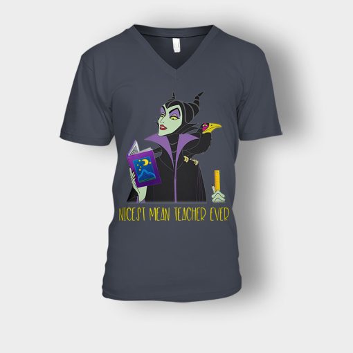 Nicest-Mean-Teacher-Ever-Disney-Maleficient-Inspired-Unisex-V-Neck-T-Shirt-Dark-Heather