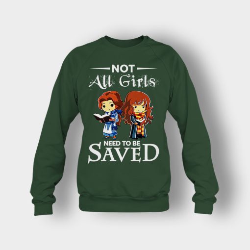 Not-All-Girls-Need-To-Be-Saved-Hermione-And-Belles-Disney-Beauty-And-The-Beast-Crewneck-Sweatshirt-Forest