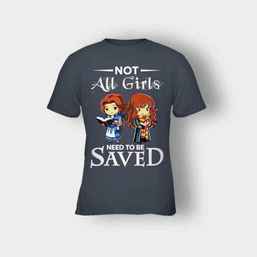 Not-All-Girls-Need-To-Be-Saved-Hermione-And-Belles-Disney-Beauty-And-The-Beast-Kids-T-Shirt-Dark-Heather