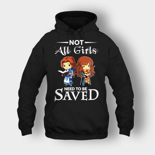 Not-All-Girls-Need-To-Be-Saved-Hermione-And-Belles-Disney-Beauty-And-The-Beast-Unisex-Hoodie-Black