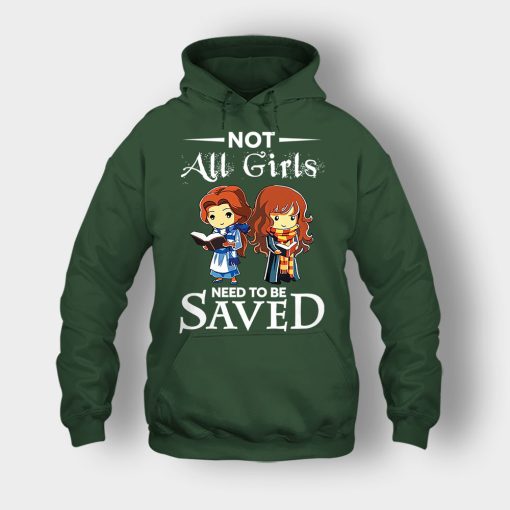 Not-All-Girls-Need-To-Be-Saved-Hermione-And-Belles-Disney-Beauty-And-The-Beast-Unisex-Hoodie-Forest