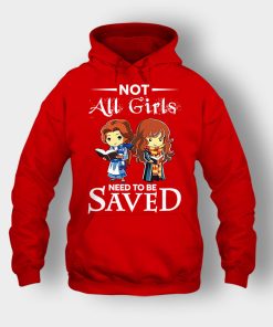 Not-All-Girls-Need-To-Be-Saved-Hermione-And-Belles-Disney-Beauty-And-The-Beast-Unisex-Hoodie-Red