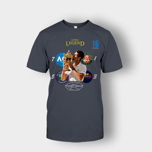 Novak-Djokovic-Living-Legend-Wimbledon-Champion-2019-Unisex-T-Shirt-Dark-Heather