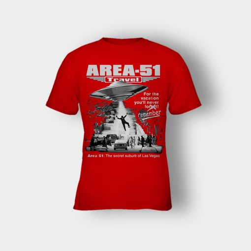 Official-Area-51-Travel-the-secret-suburb-of-Las-Vegas-Kids-T-Shirt-Red