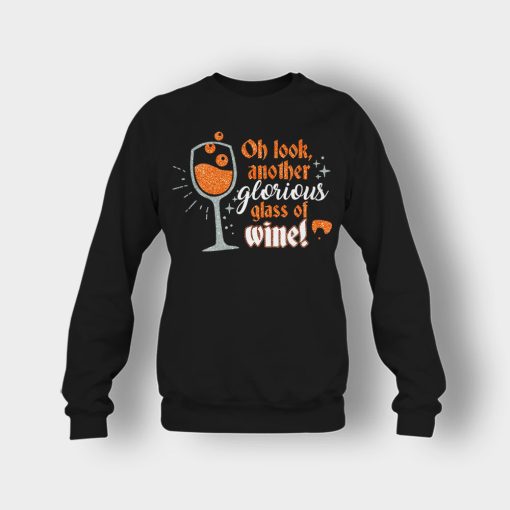 Oh-Look-Another-Glorious-Glass-Of-Wine-Winnie-Sanderson-Crewneck-Sweatshirt-Black