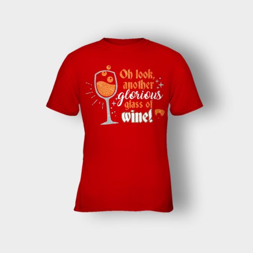 Oh-Look-Another-Glorious-Glass-Of-Wine-Winnie-Sanderson-Kids-T-Shirt-Red
