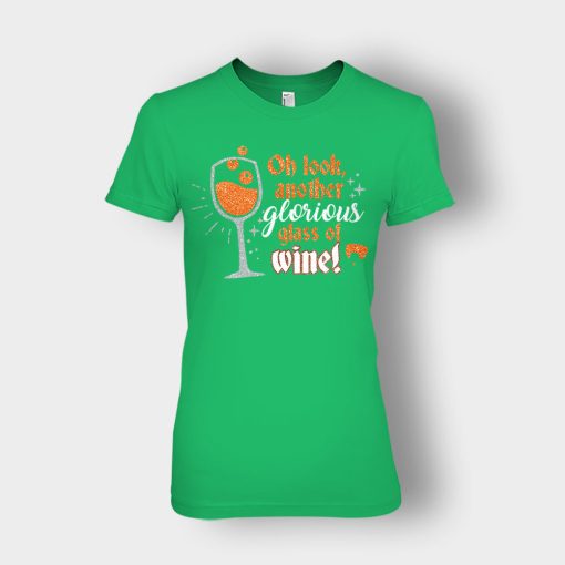 Oh-Look-Another-Glorious-Glass-Of-Wine-Winnie-Sanderson-Ladies-T-Shirt-Irish-Green