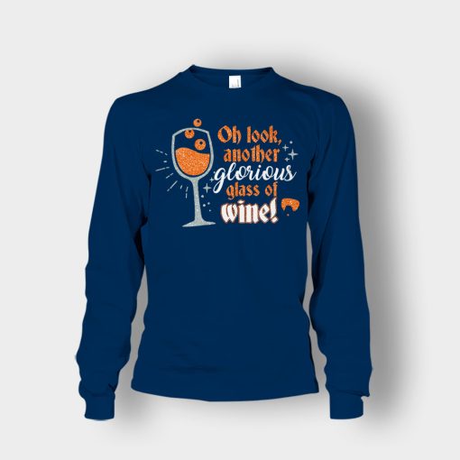 Oh-Look-Another-Glorious-Glass-Of-Wine-Winnie-Sanderson-Unisex-Long-Sleeve-Navy