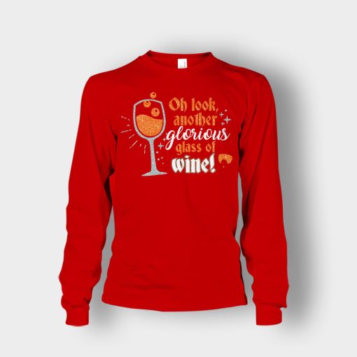 Oh-Look-Another-Glorious-Glass-Of-Wine-Winnie-Sanderson-Unisex-Long-Sleeve-Red