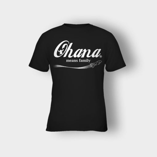 Ohana-Means-Family-Coca-Disney-Lilo-And-Stitch-Kids-T-Shirt-Black