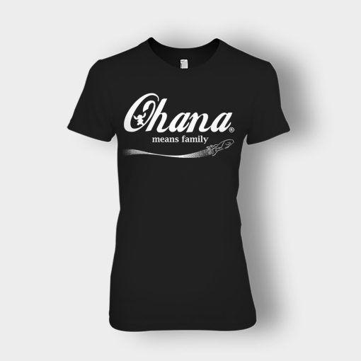 Ohana-Means-Family-Coca-Disney-Lilo-And-Stitch-Ladies-T-Shirt-Black