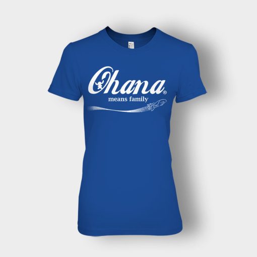 Ohana-Means-Family-Coca-Disney-Lilo-And-Stitch-Ladies-T-Shirt-Royal