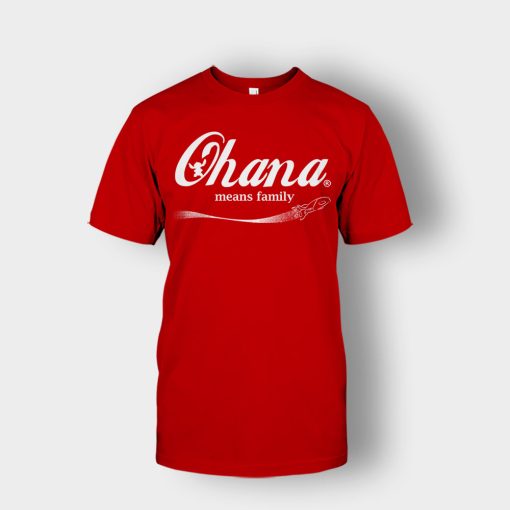 Ohana-Means-Family-Coca-Disney-Lilo-And-Stitch-Unisex-T-Shirt-Red