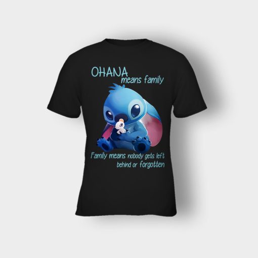 Ohana-Means-Family-Disney-Lilo-And-Stitch-Kids-T-Shirt-Black