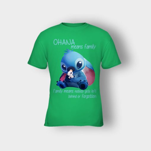 Ohana-Means-Family-Disney-Lilo-And-Stitch-Kids-T-Shirt-Irish-Green