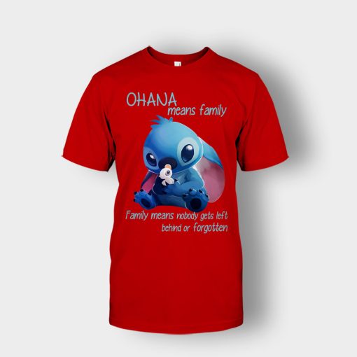 Ohana-Means-Family-Disney-Lilo-And-Stitch-Unisex-T-Shirt-Red