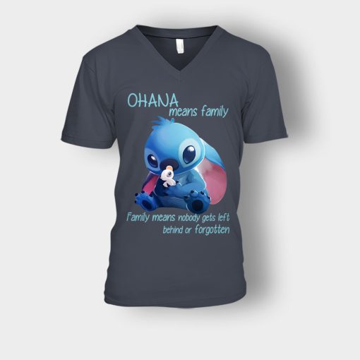 Ohana-Means-Family-Disney-Lilo-And-Stitch-Unisex-V-Neck-T-Shirt-Dark-Heather
