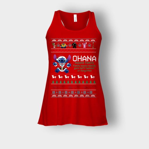 Ohana-Ugly-Knit-Disney-Lilo-And-Stitch-Bella-Womens-Flowy-Tank-Red