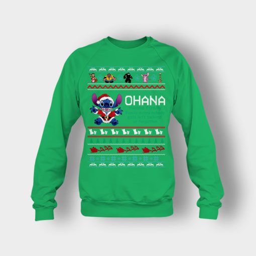 Ohana-Ugly-Knit-Disney-Lilo-And-Stitch-Crewneck-Sweatshirt-Irish-Green