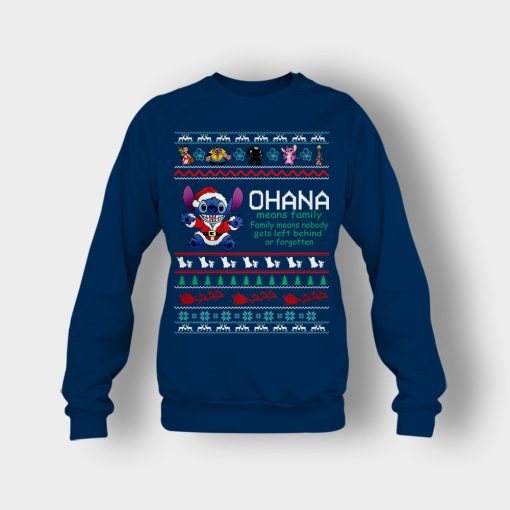 Ohana-Ugly-Knit-Disney-Lilo-And-Stitch-Crewneck-Sweatshirt-Navy