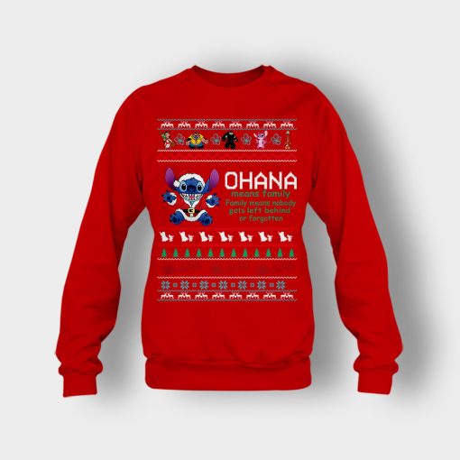 Ohana-Ugly-Knit-Disney-Lilo-And-Stitch-Crewneck-Sweatshirt-Red