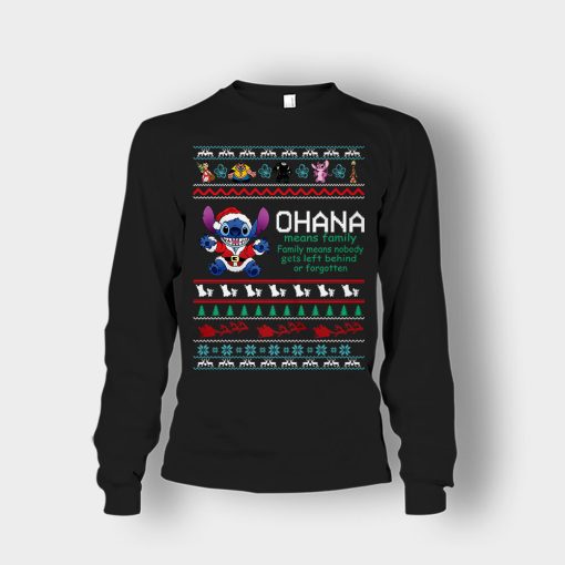 Ohana-Ugly-Knit-Disney-Lilo-And-Stitch-Unisex-Long-Sleeve-Black