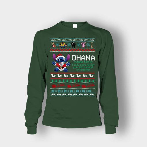 Ohana-Ugly-Knit-Disney-Lilo-And-Stitch-Unisex-Long-Sleeve-Forest