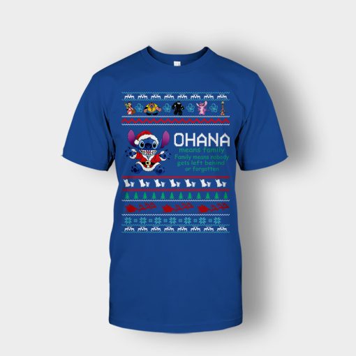 Ohana-Ugly-Knit-Disney-Lilo-And-Stitch-Unisex-T-Shirt-Royal