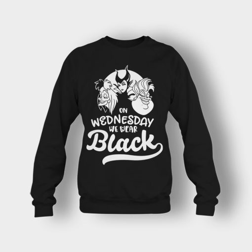 On-Wednesday-We-Wear-Black-Disney-Maleficient-Inspired-Crewneck-Sweatshirt-Black