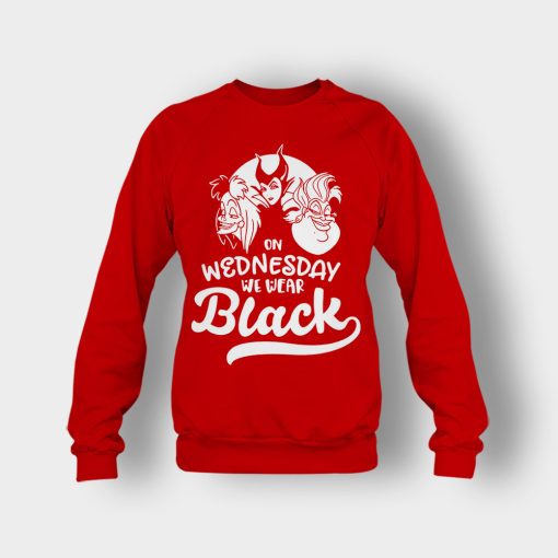 On-Wednesday-We-Wear-Black-Disney-Maleficient-Inspired-Crewneck-Sweatshirt-Red