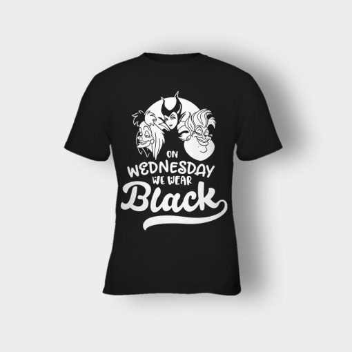 On-Wednesday-We-Wear-Black-Disney-Maleficient-Inspired-Kids-T-Shirt-Black