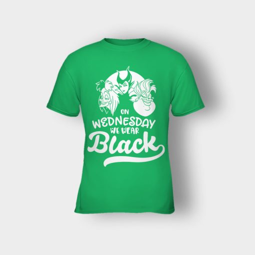 On-Wednesday-We-Wear-Black-Disney-Maleficient-Inspired-Kids-T-Shirt-Irish-Green