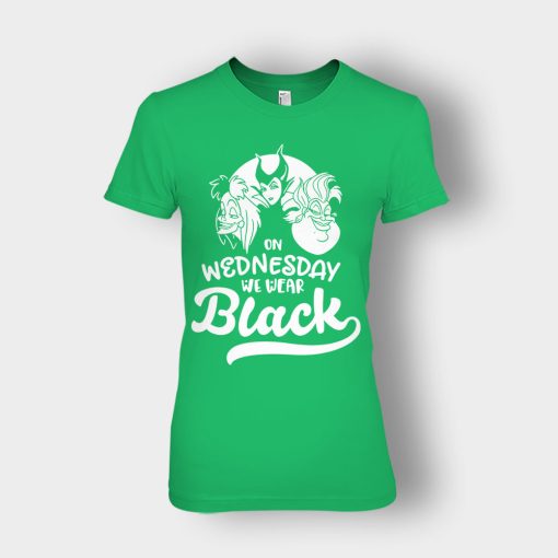 On-Wednesday-We-Wear-Black-Disney-Maleficient-Inspired-Ladies-T-Shirt-Irish-Green