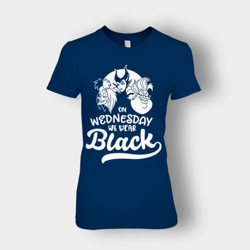 On-Wednesday-We-Wear-Black-Disney-Maleficient-Inspired-Ladies-T-Shirt-Navy