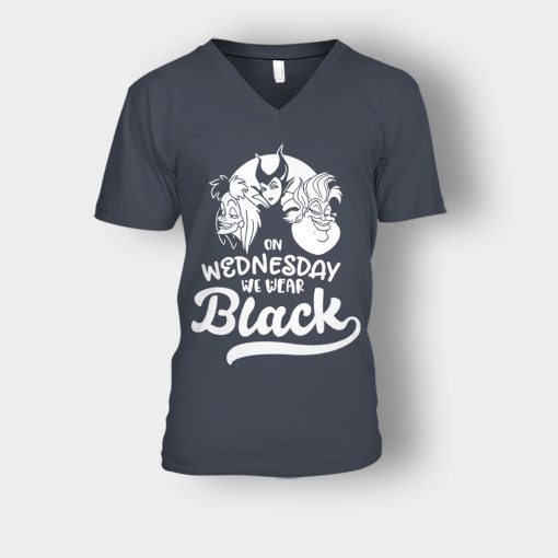 On-Wednesday-We-Wear-Black-Disney-Maleficient-Inspired-Unisex-V-Neck-T-Shirt-Dark-Heather