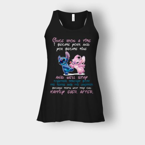 Once-Upon-A-Time-Disney-Lilo-And-Stitch-Bella-Womens-Flowy-Tank-Black