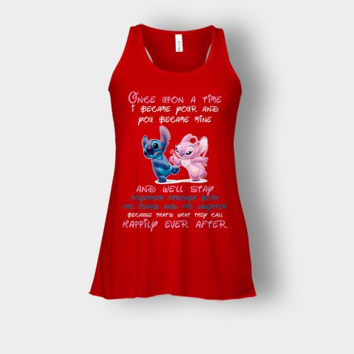 Once-Upon-A-Time-Disney-Lilo-And-Stitch-Bella-Womens-Flowy-Tank-Red