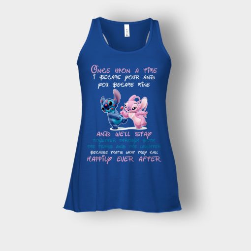 Once-Upon-A-Time-Disney-Lilo-And-Stitch-Bella-Womens-Flowy-Tank-Royal