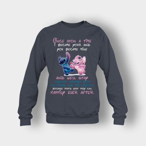 Once-Upon-A-Time-Disney-Lilo-And-Stitch-Crewneck-Sweatshirt-Dark-Heather