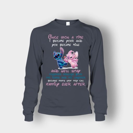 Once-Upon-A-Time-Disney-Lilo-And-Stitch-Unisex-Long-Sleeve-Dark-Heather