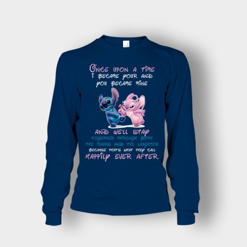 Once-Upon-A-Time-Disney-Lilo-And-Stitch-Unisex-Long-Sleeve-Navy